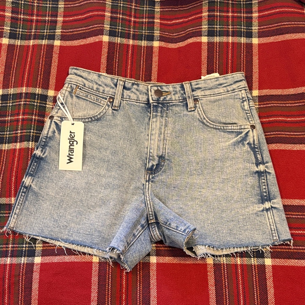 Wrangler Light Blue Denim Shorts